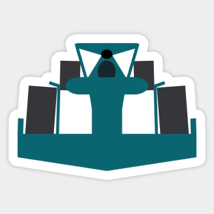 Formula racer 18 Sticker